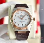 Swiss Quality Omega Constellation Gents Citizen Watch 2-Tone Rose Gold